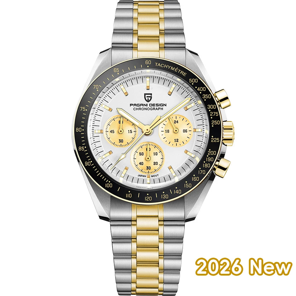 DM Sport-Chronograph – Saphirglas, Automatikdatum