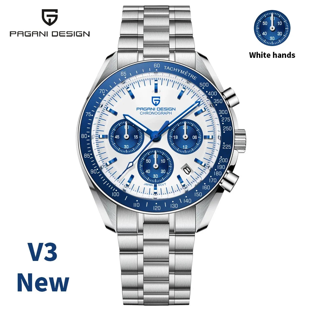 DM Sport-Chronograph – Saphirglas, Automatikdatum