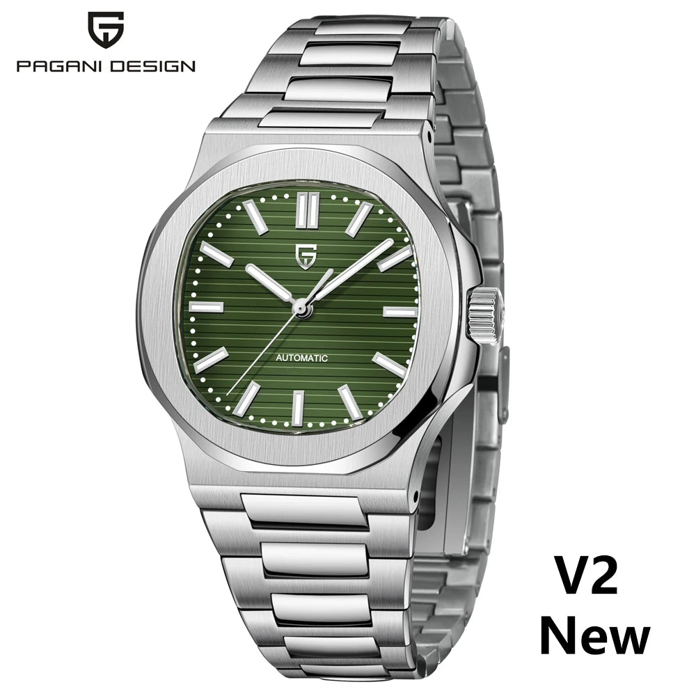 Reloj automático DM – Cristal de zafiro, diseño elegante, resistente al agua