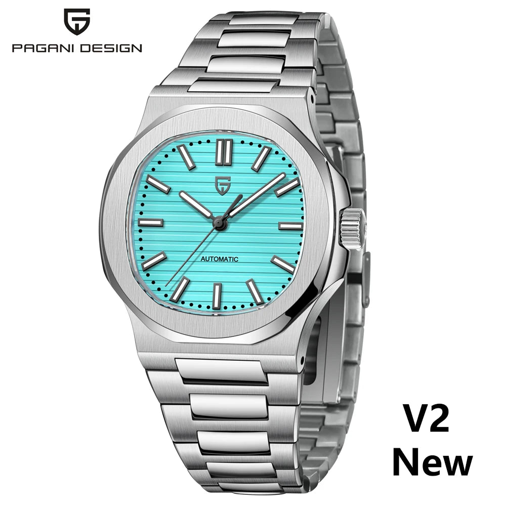 Reloj automático DM – Cristal de zafiro, diseño elegante, resistente al agua
