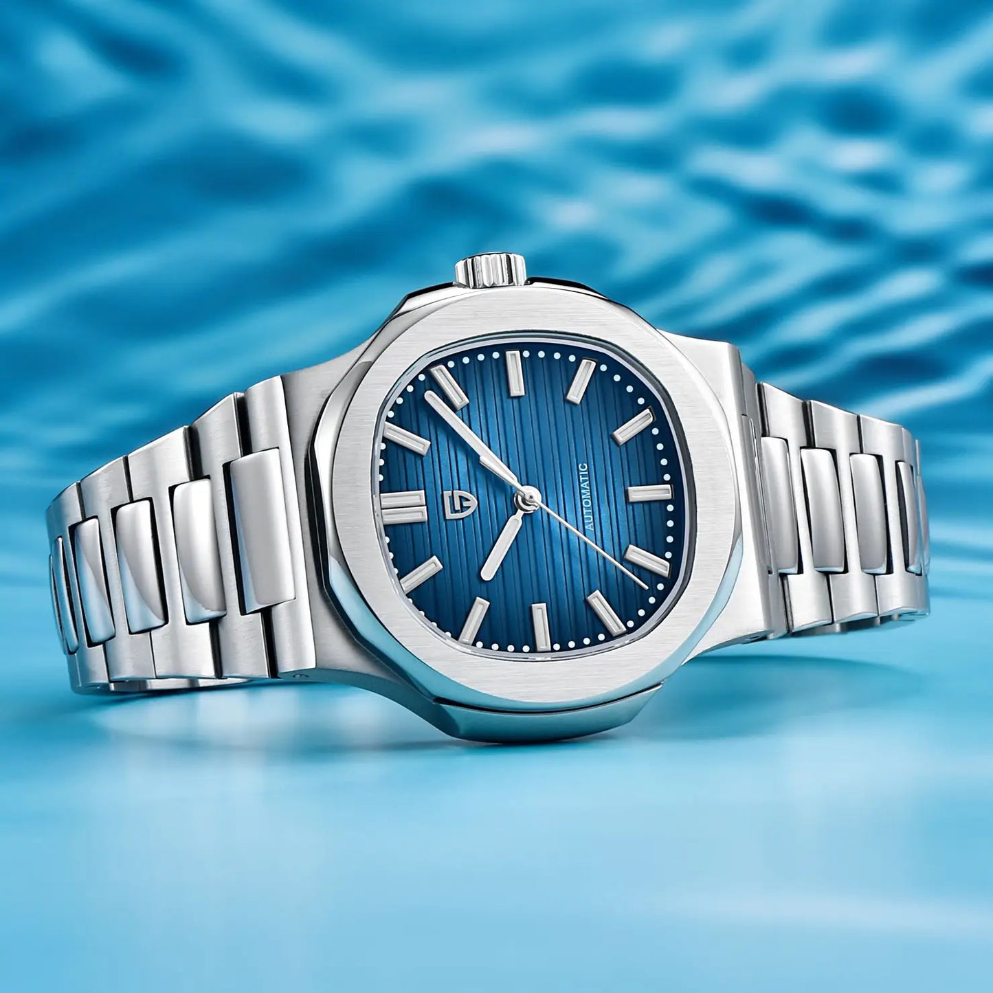 Reloj automático DM – Cristal de zafiro, diseño elegante, resistente al agua