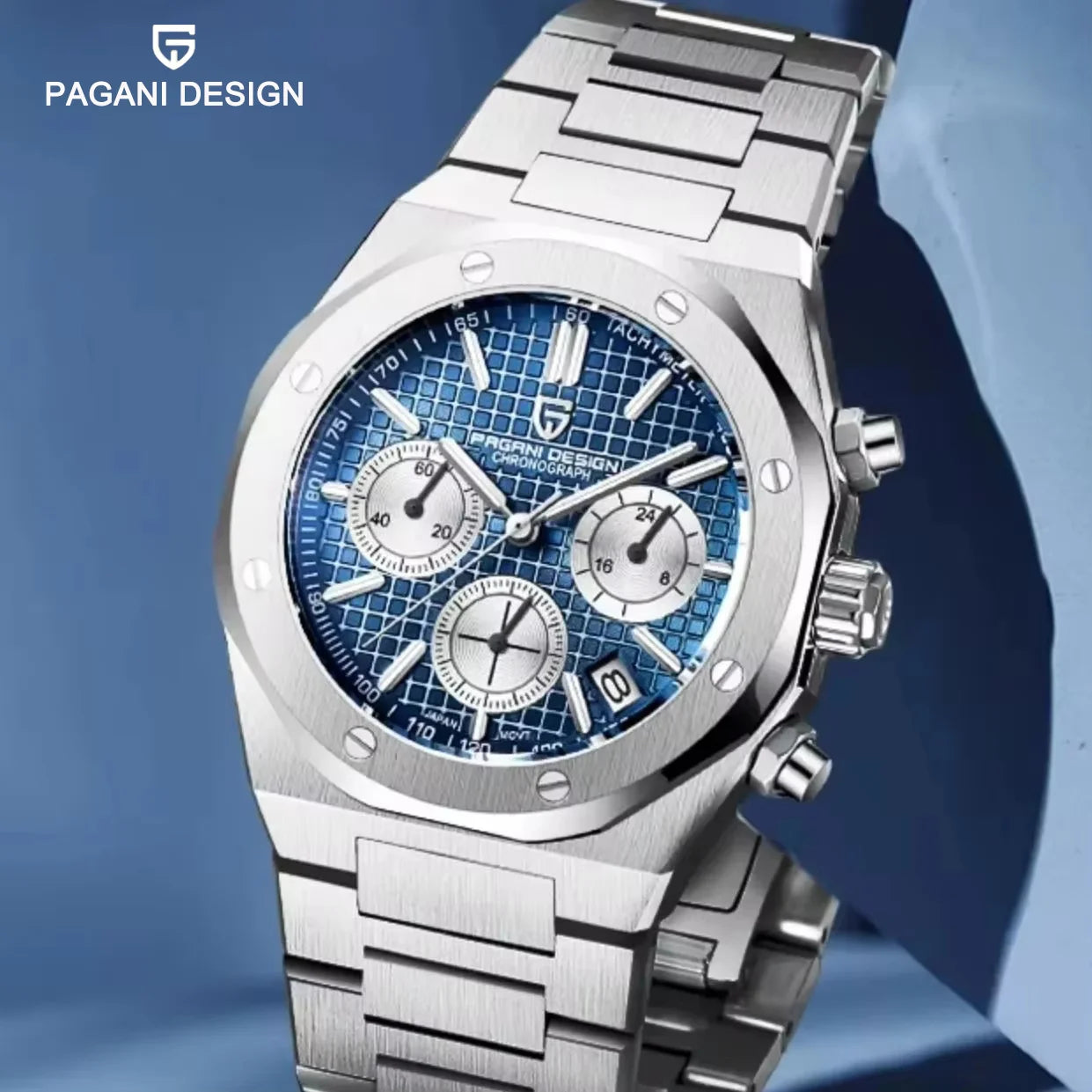 Royal Zeit Quartz Watch Men – Stainless Steel, Sapphire Glass, Water Resistant