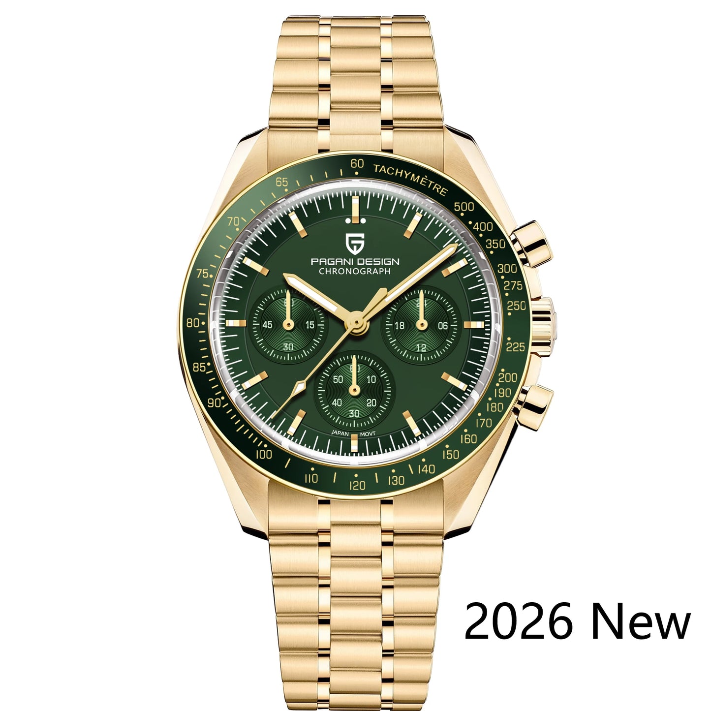 DM Sport-Chronograph – Saphirglas, Automatikdatum