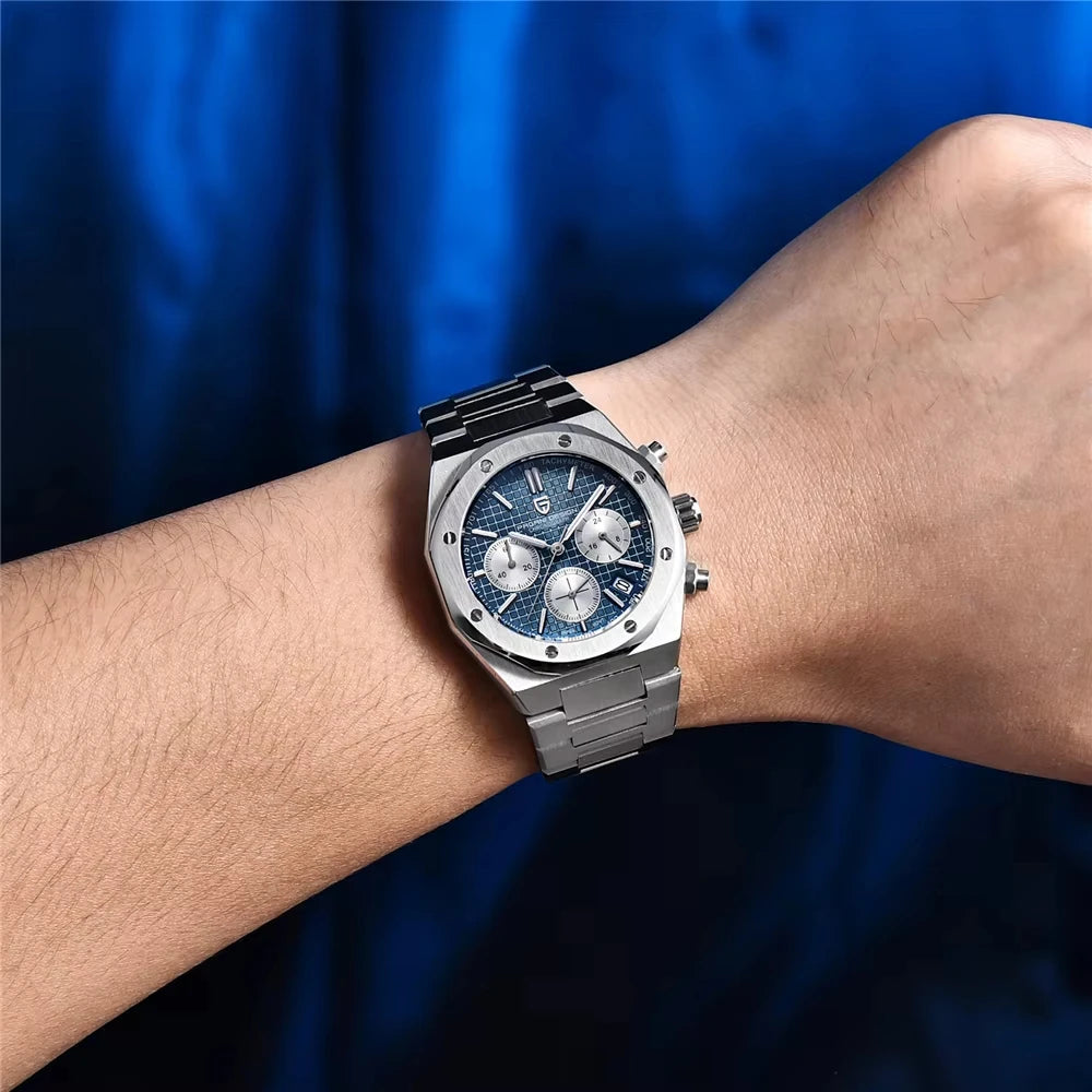 Royal Zeit Quartz Watch Men – Stainless Steel, Sapphire Glass, Water Resistant