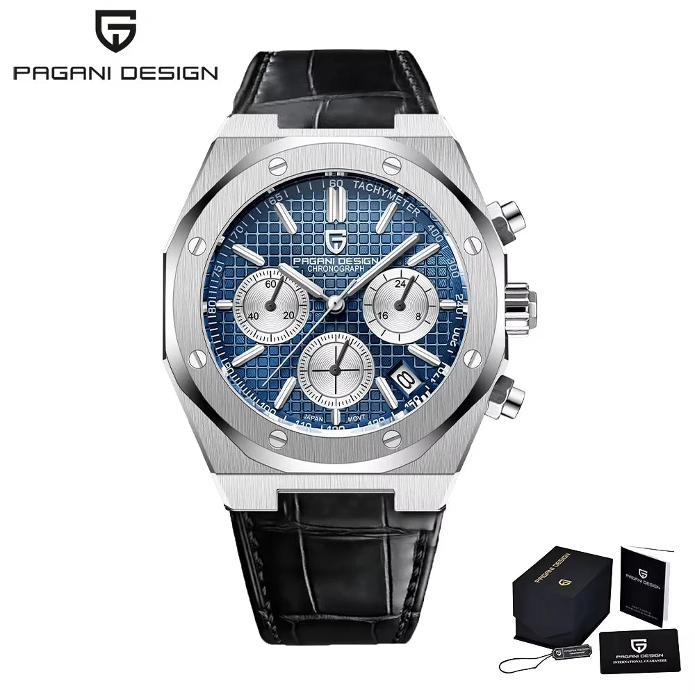 Royal Zeit Quartz Watch Men – Stainless Steel, Sapphire Glass, Water Resistant