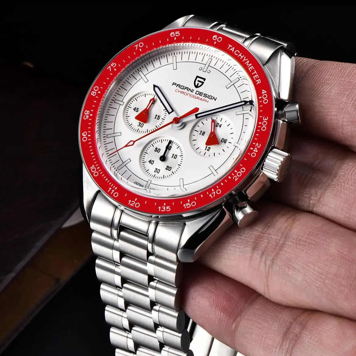 DM Sport-Chronograph – Saphirglas, Automatikdatum