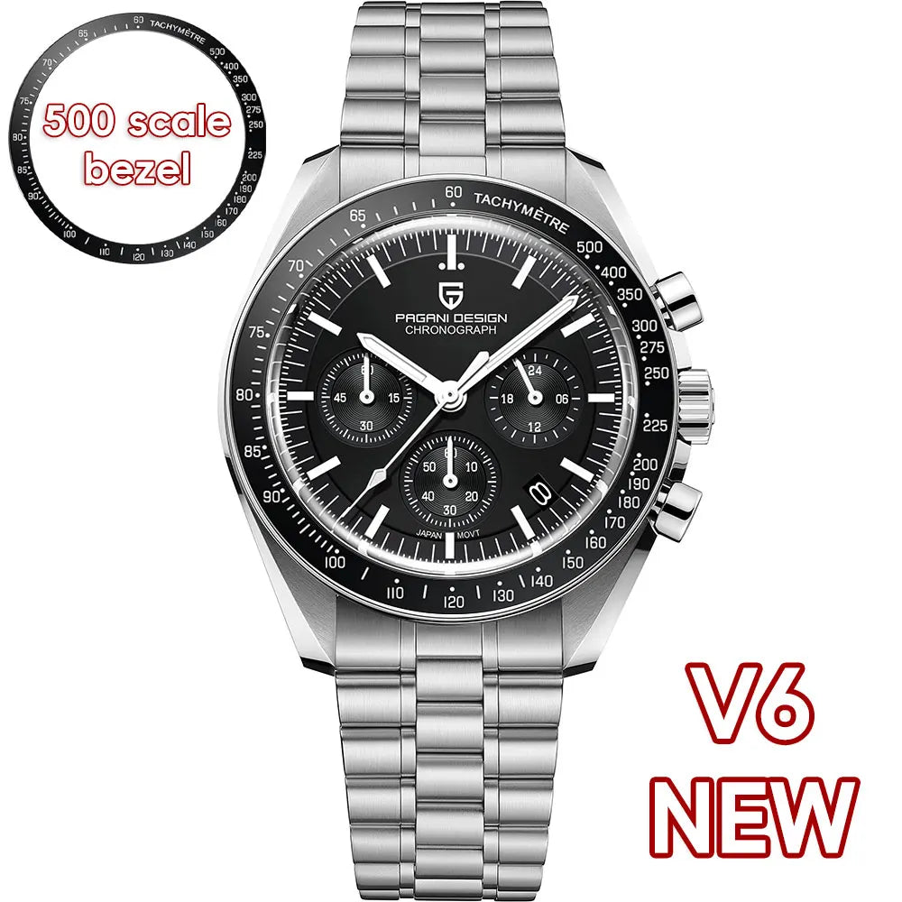 DM Sport-Chronograph – Saphirglas, Automatikdatum