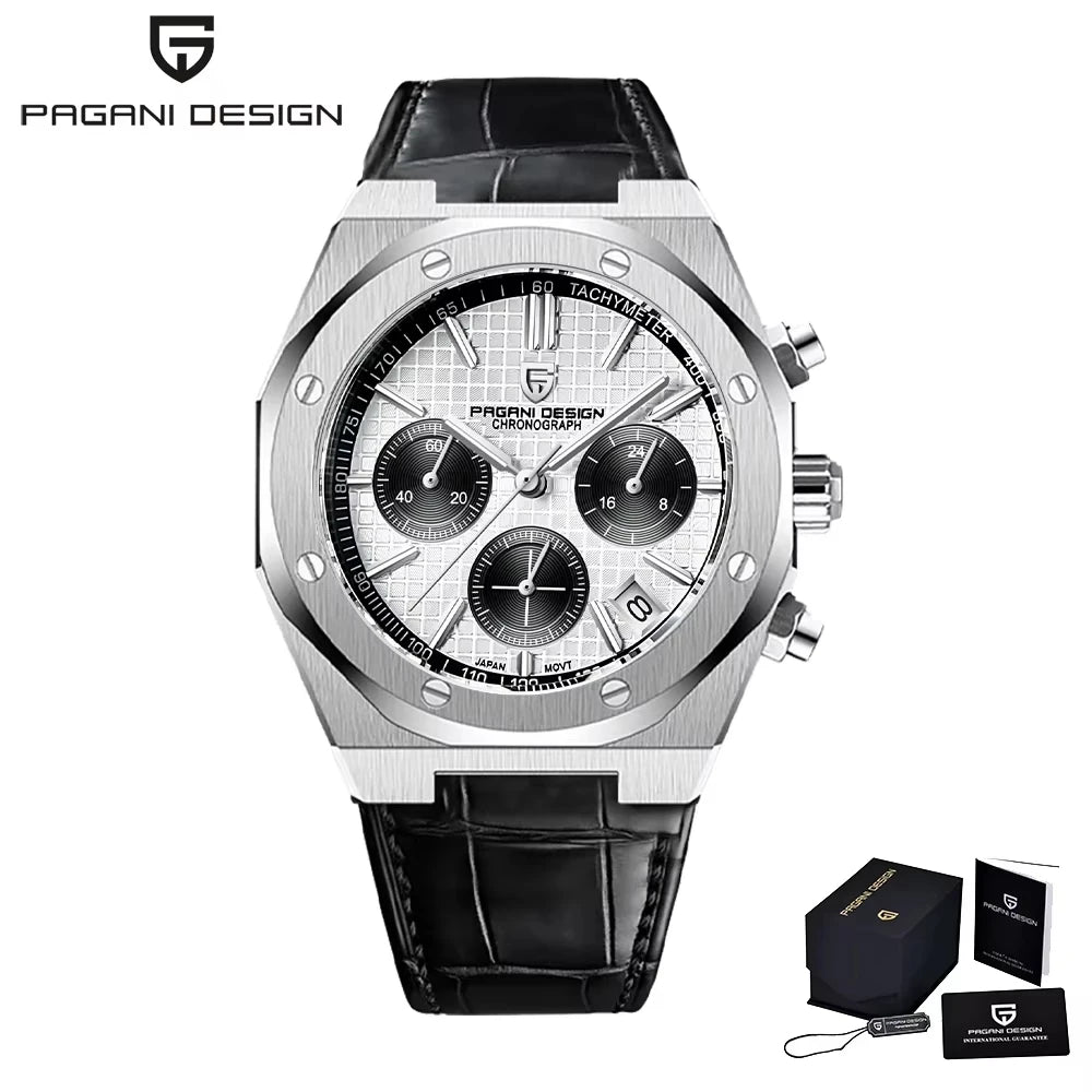 Royal Zeit Quartz Watch Men – Stainless Steel, Sapphire Glass, Water Resistant