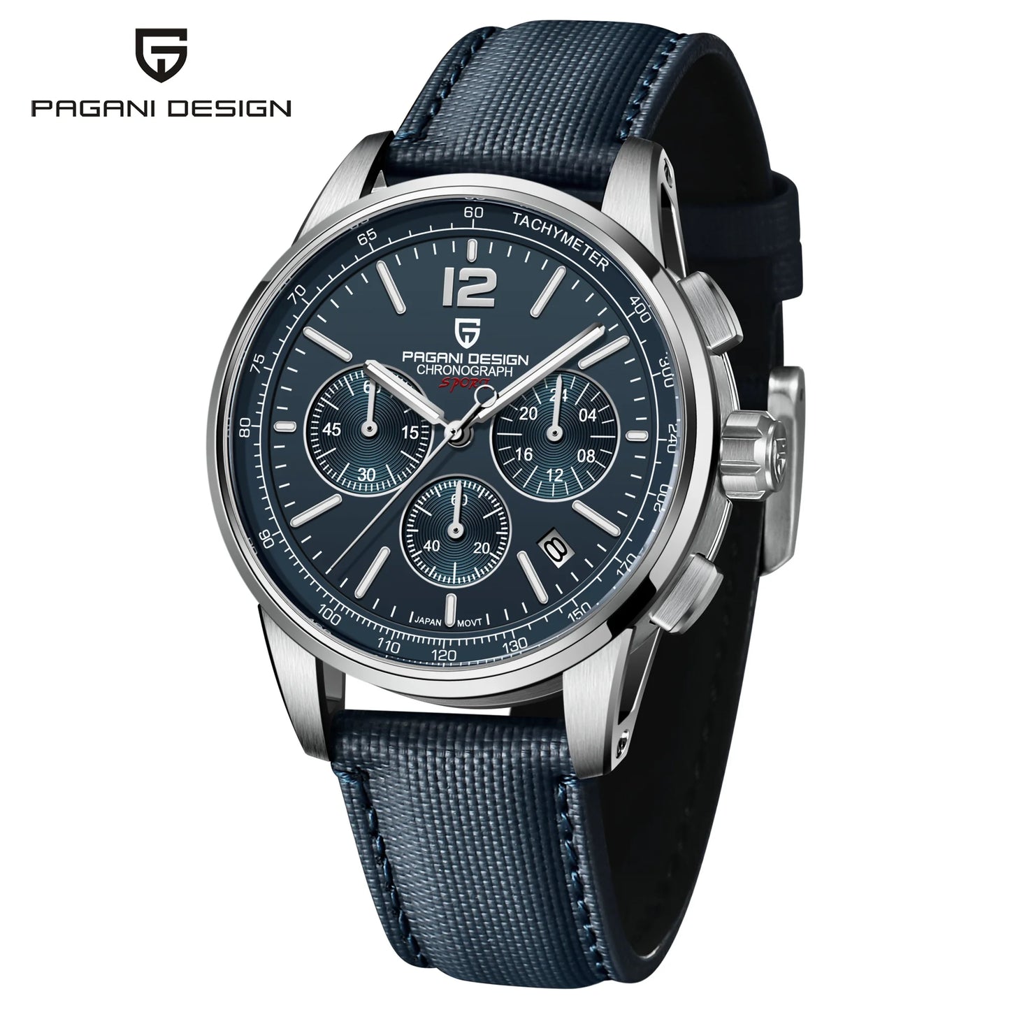 DM Quarzuhr Herren – Modernes Design, 100m Wasserdicht