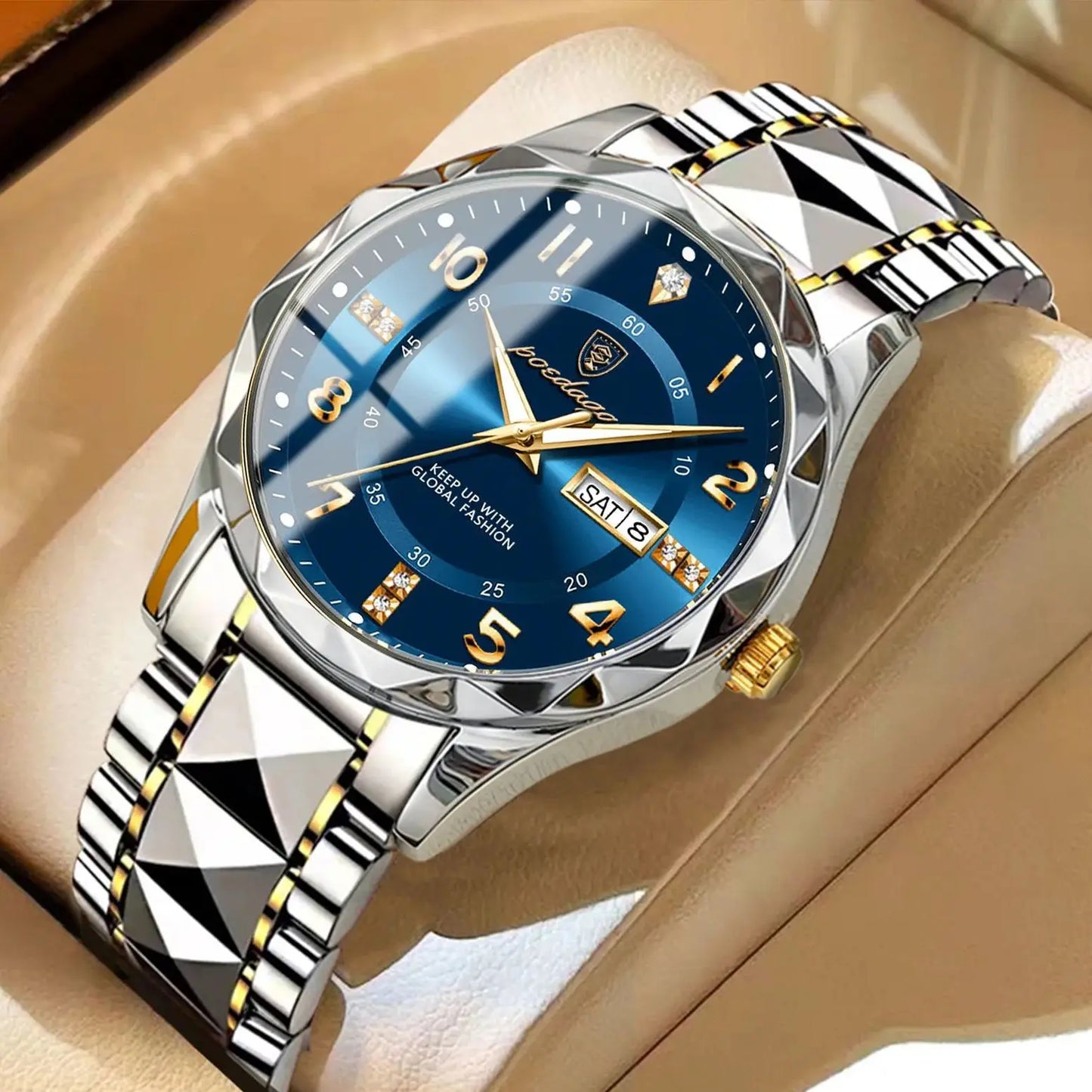DM Luxus Männer Uhr Wasserdicht