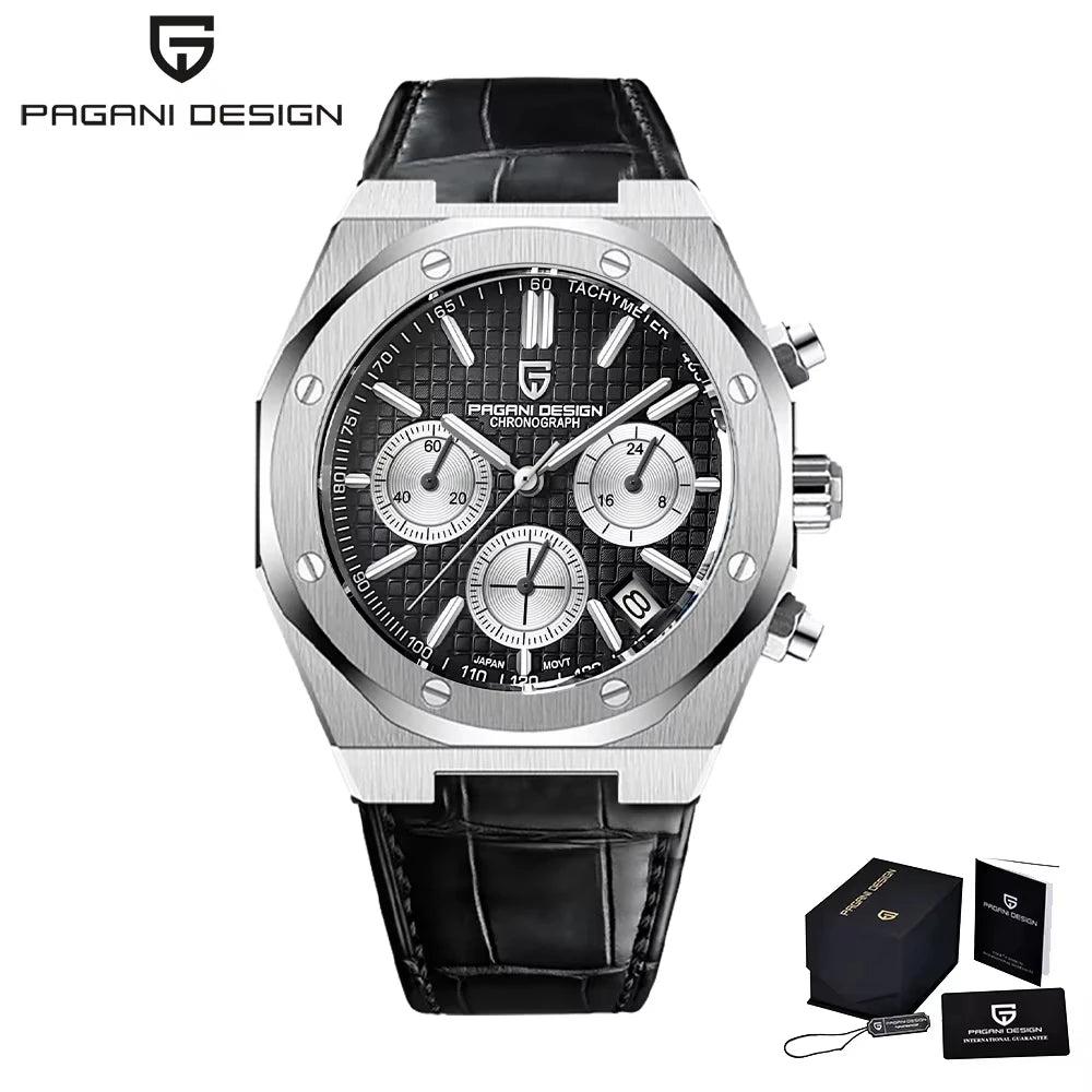 Royal Zeit Quartz Watch Men – Stainless Steel, Sapphire Glass, Water Resistant