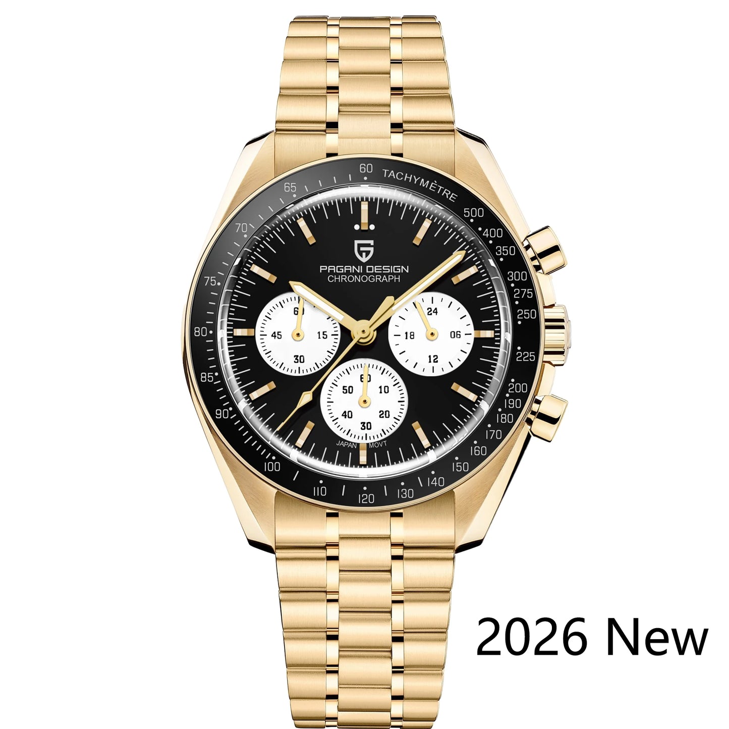 DM Sport-Chronograph – Saphirglas, Automatikdatum