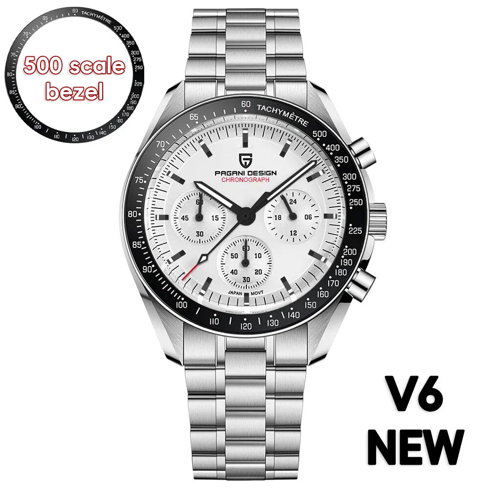 DM Sport-Chronograph – Saphirglas, Automatikdatum