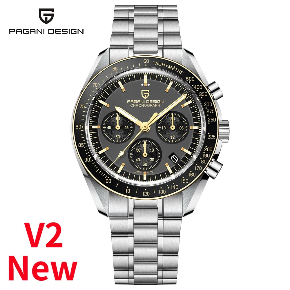 DM Sport-Chronograph – Saphirglas, Automatikdatum