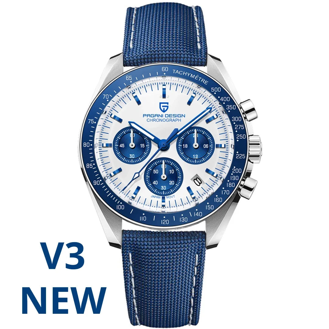 DM Sport-Chronograph – Saphirglas, Automatikdatum