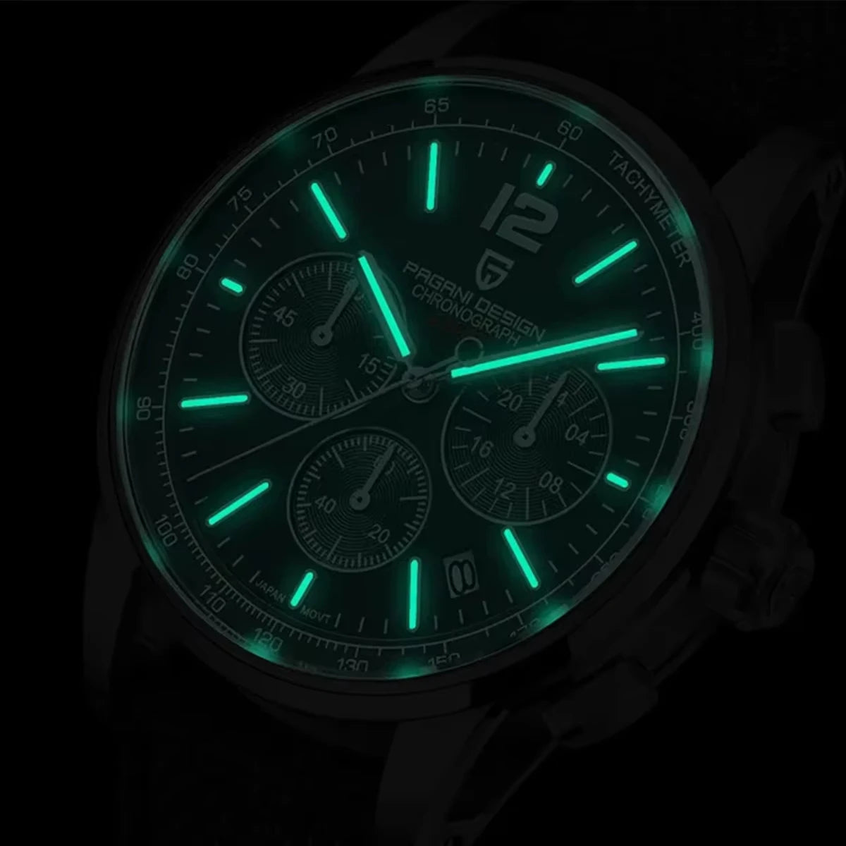 DM Quarzuhr Herren – Modernes Design, 100m Wasserdicht