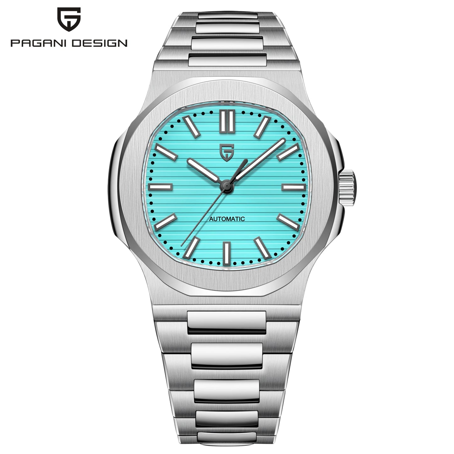 Reloj automático DM – Cristal de zafiro, diseño elegante, resistente al agua